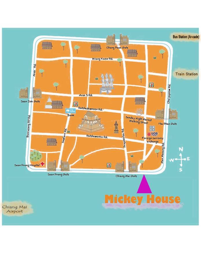 Mickey House Hotel เชียงใหม่ ภายนอก รูปภาพ